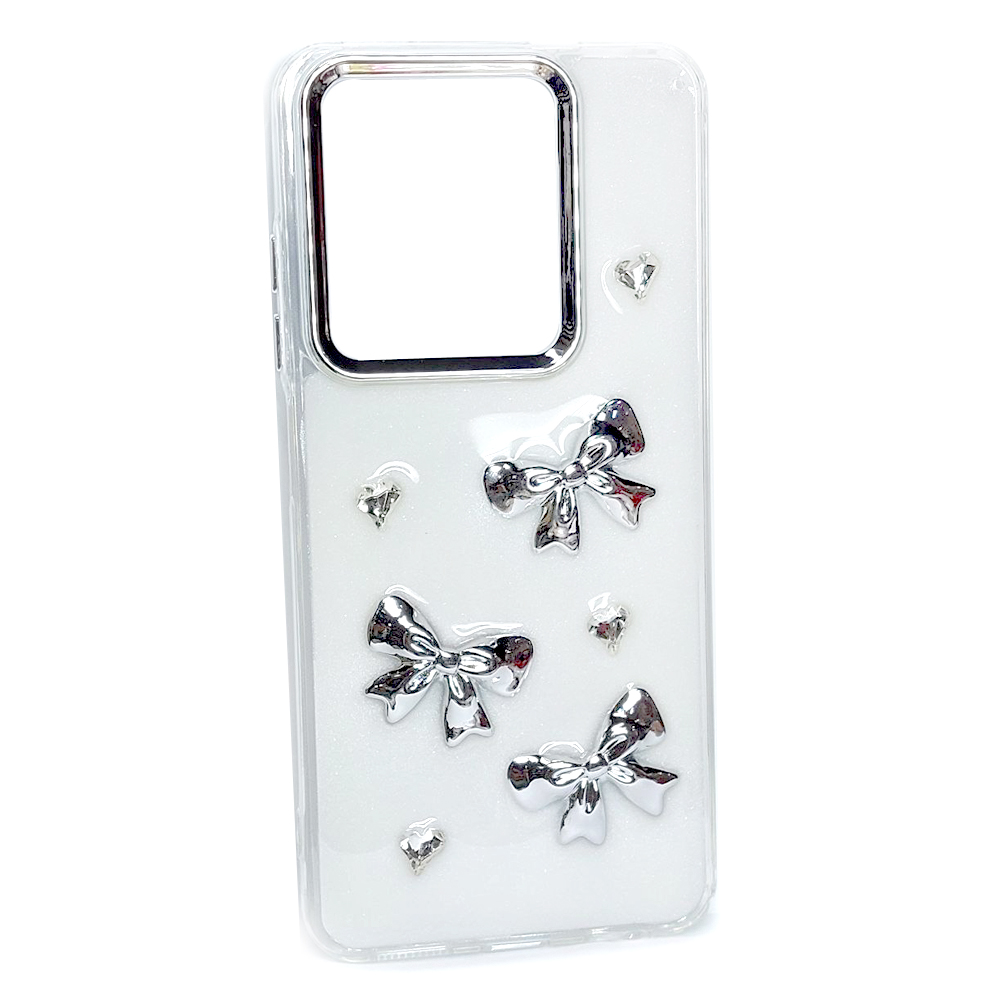 Чохол накладка Love Story 3D для TECNO Spark Go 2024/POP 8/Spark 20/Spark 20C/Infinix Smart 8/Hot 40i (Бантик)-0